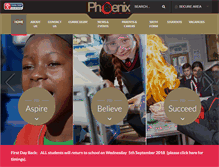 Tablet Screenshot of phoenixcollegiate.org